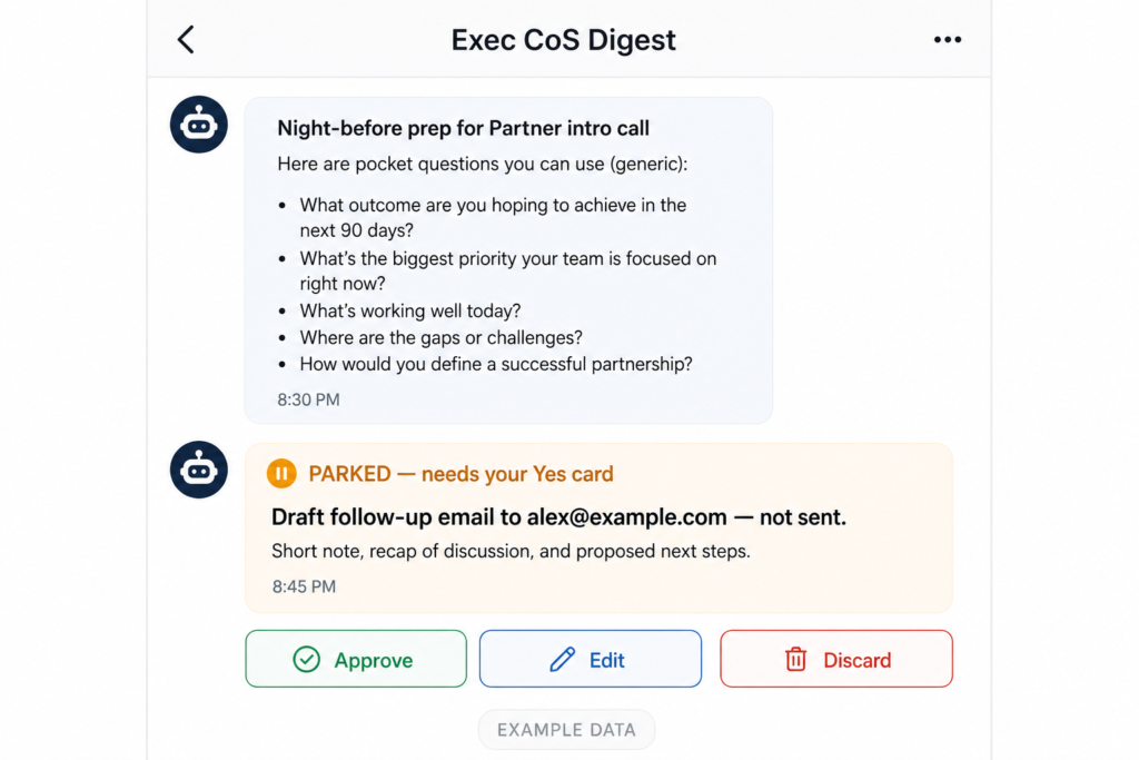 EXAMPLE DATA - night-before PARKED gate